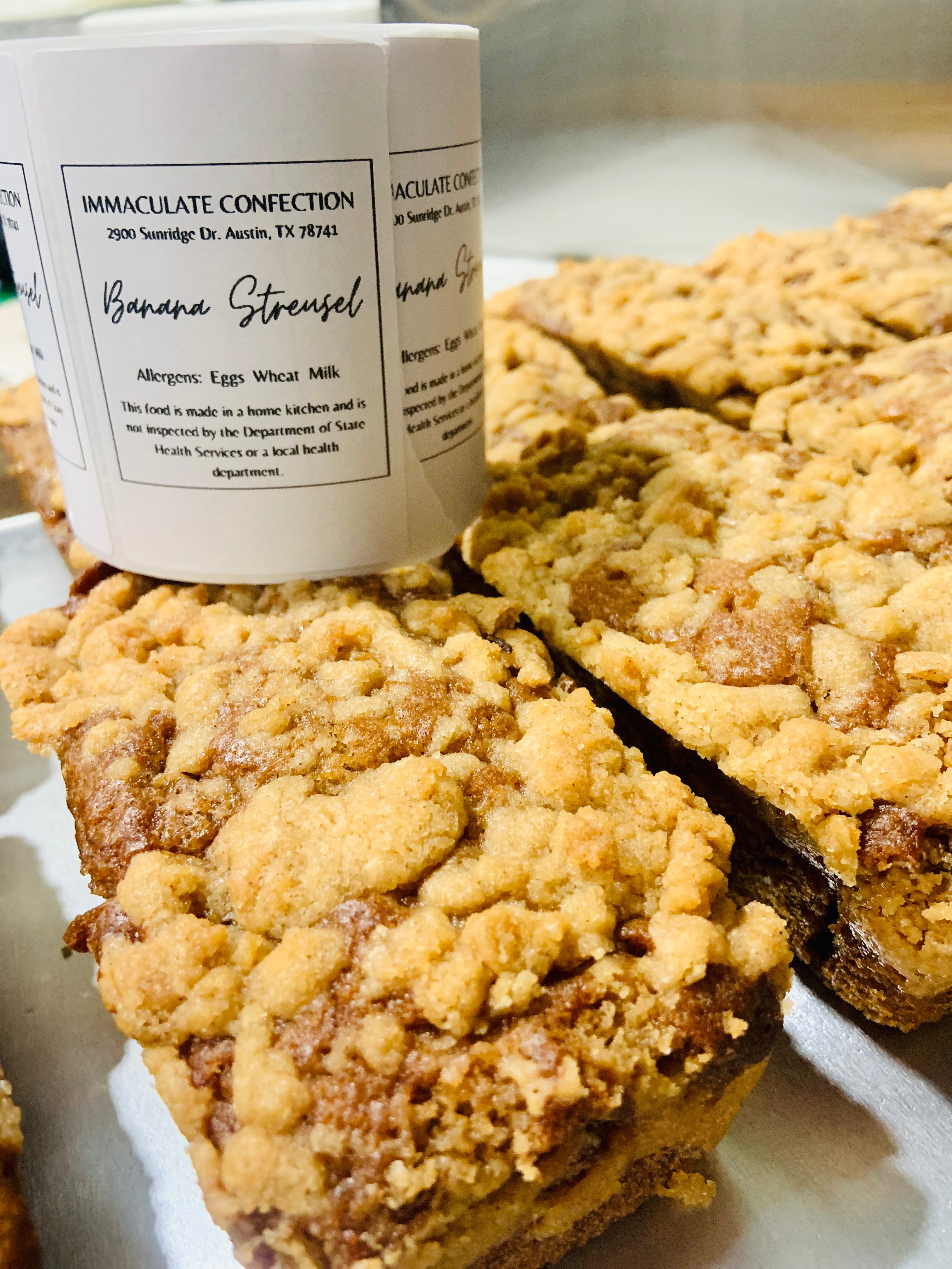 Banana Streusel Bread – Immaculate Confection